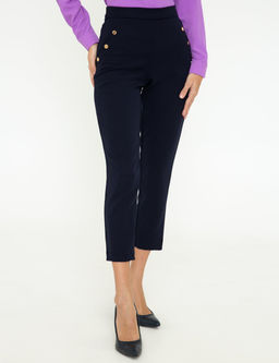 Lacivert Slim Fit Kuma_ Pantolon