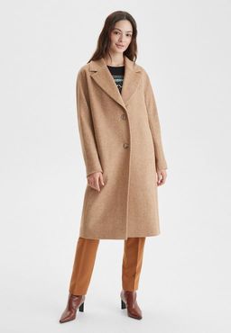 Пальто женское LA-201337-LС, 
светлый кэмел