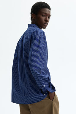 Camisa en popelina de algod?n Relaxed Fit - H&m фото 4