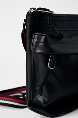 LEATHER CROSSBODY BAG BOBBY GILLESPIE X ZARA  фото 4