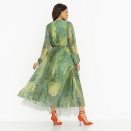 Платье нарядное Летящие мгновения (green) - Charutti фото 5