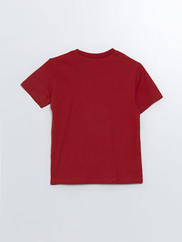 Bisiklet Yaka K?sa Kollu Bask?l? Erkek Bebek Ti??rt - Waikiki фото 3