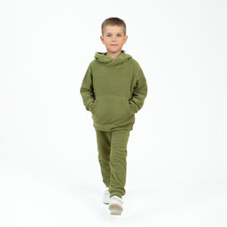 Костюм детский хаки 7043г(ш) (146, 76)