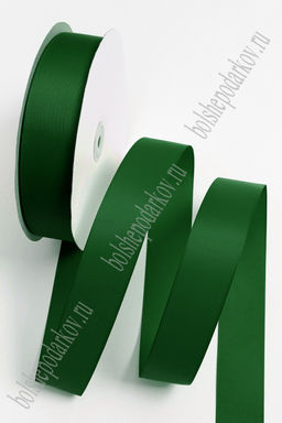 Лента репсовая 4 см*100 ярд "1 сорт" (SF-5928) зеленый №224