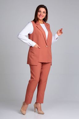 Костюм Liona Style 859 терракотовый  фото 2