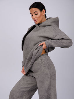 Костюм "Винтаж" тёмно-серый, футер начес