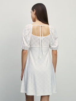 Платье мини с перфорацией / Zarina  фото 5