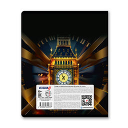 Светоч Т145 Тетрадь со справочным материалом Золотая коллекция, тиснение золотой фольгой, A5 48 л. на скобе 65 г/кв.м , белизна 100 % 10 шт. , клетка 01323 Золотая коллекция Английский язык  фото 3