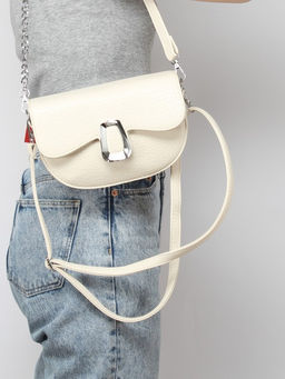 Сумка женская искусственная кожа Ch&K-1866, 1отд, плечевой ремень, молочный SALE 260018 - Adelia фото 10