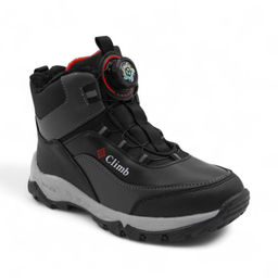 Кроссовки зимние на меху А7731-5 черные