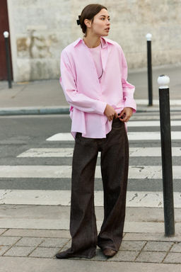 OVERSIZE POPLIN SHIRT