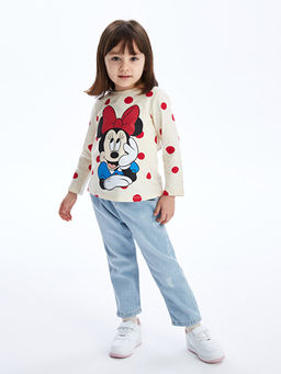 Basic K?z ?ocuk Jean Pantolon