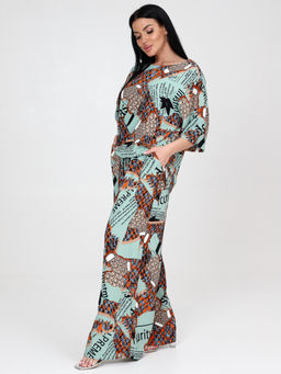 ЮЛИЯ-ЖК ЖЕНСКИЙ КОСТЮМ (Оливковый/оранжевый) - А-дина фото 5