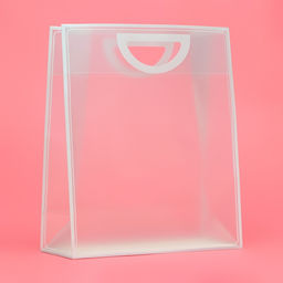 Пакет ПП с вырубной ручкой, прозрачный, 36×30×13 см, белый