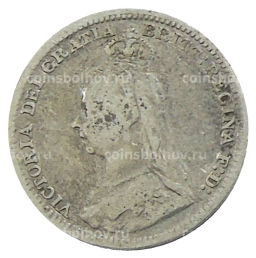 3 пенса 1891 года Великобритания