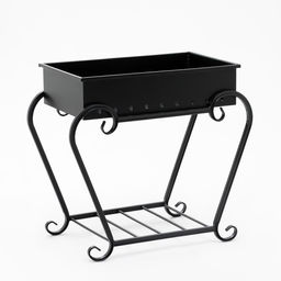 Мангал 500, низкая подставка, 8 кг,толщина металла 2,5 мм, 60 х 33 х 56 см