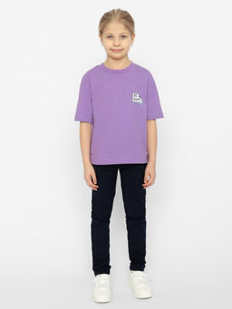 CRB wear/CSJG 63653-45 Футболка для девочки,лаванда/Ex.Cherubino  фото 4