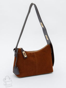 Сумка женская кожаная 1110M brown Polina&Eiterou