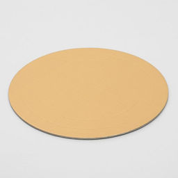 Цена за 10 шт. Подложка для торта, кондитерская, усиленная, 24 см, золото, 2.5 мм