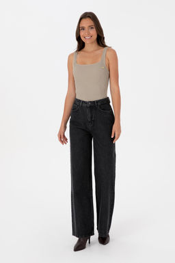 Kad_n Antrasit Loose Fit Jean Pantolon - U.s. polo assn фото 3