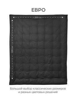 Одеяло Cloud Graphite 200х220 теплое 300г/м2 ЕС-5889 - Espera фото 7