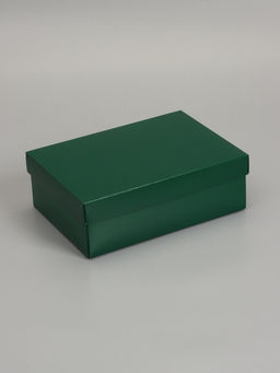 Цена за 5 шт. Коробка складная, крышка-дно, армейский зелёный, 24×17×8 см