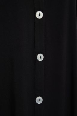 TRENDYOLMILLA Siyah Dokuma Y?rtmacl? Midi Plaj Elbisesi TBESS21EL3318  фото 7