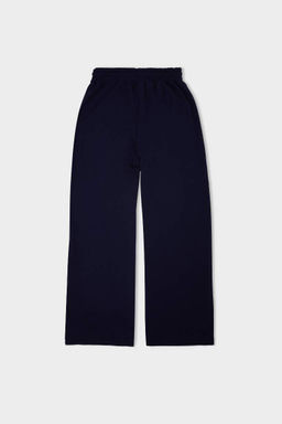 Стандартный крой, базовые спортивные штаны для бега с плоской талией, эластичные, широкие, длинные, из плотной ткани - Defacto фото 3