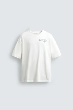 CAMISETA ESTAMPADO PAISAJE / Blanco