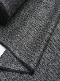 Шерсть костюмная Елочка-полоска цв.т.серый, ш.1.55м, шерсть-75%, п/э-25%, 230гр/м.кв - Купава фото 8