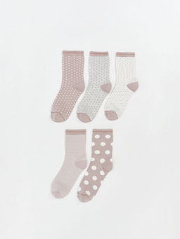 Desenli Kad?n Soket ?orap 5li