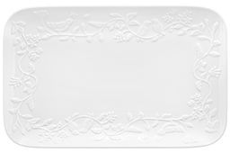 Блюдо прямоугольное 36*23*3 см Птички на ветке большое