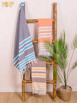 Покрывало-полотенце пляжное (хлопок) Тк№205/5/1 (90х180см) - Ганг фото 5