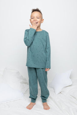 К 1561/24/темный малахит,палочки пижама дет