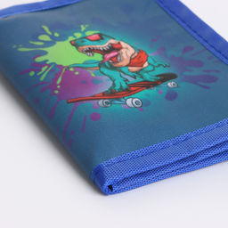 Кошелёк детский на липучке «Выбражулька», синий