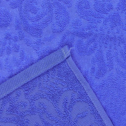 Полотенце махровое Гармония 50х90см, гладкокрашенное, 350г/м2, темно-голубой (Россия) - Домашняя мода фото 5