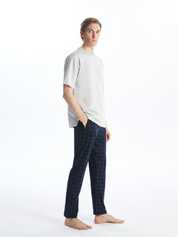 Standart Kal?p Ekose Erkek Pijama Alt