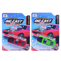 Машина "Гоночная" металл., на листе