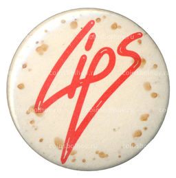Значок рекламный Lips