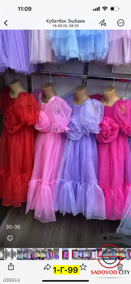 Платье для девочки праздничное