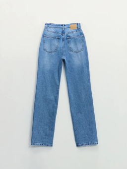 Джинсы straight с высокой посадкой / Zarina фото 7