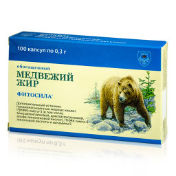 Медвежий жир обогащенный 100 капс. х 0,3 г