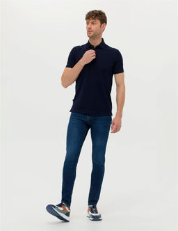 Lacivert Slim Fit Merserize Ti__rt - Pierre cardin фото 4