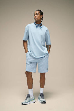 DeFactoFit Футболка Oversize с круглым вырезом и короткими рукавами с принтом  фото 2