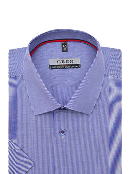 Сорочка мужская короткий рукав GREG 214/201/3735/1p фото 3