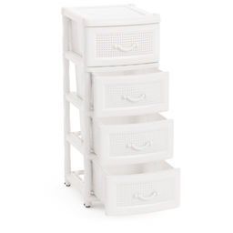 Комод 4-х секционный белый М5507