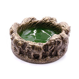 Пепельница 7 Слонов символизирует богатство и изобилие 6-14см ХРУПКОЕ