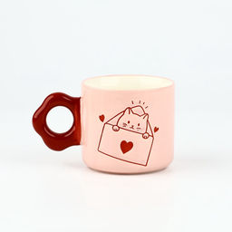 Кружка чайная керамическая Вам письмо, 320 мл, ручная работа