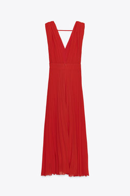 PLEATED MIDI DRESS - Zara фото 11