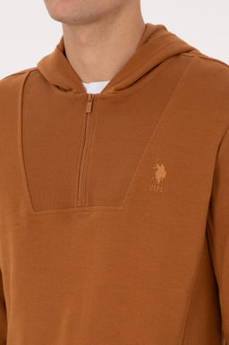 Erkek Camel Sweatshirt